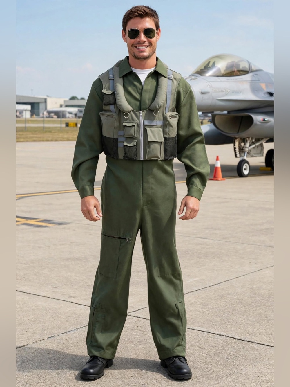 Leg Avenue Men’s Official Licensed Top Gun: Maverick Flight Vest - S/M - Picture 10 of 16